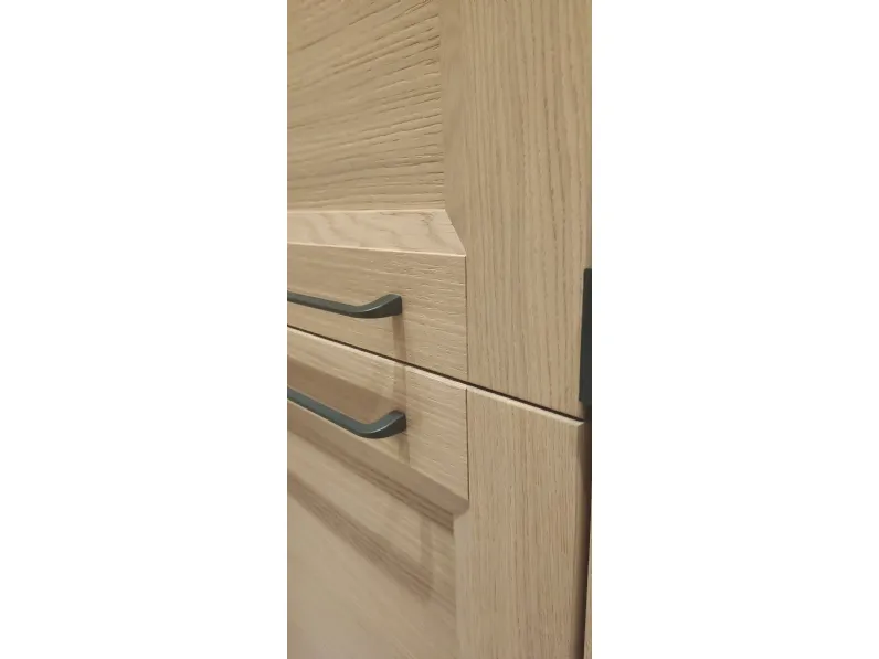 Cucina rovere chiaro classica lineare Gea Evo cucine in offerta