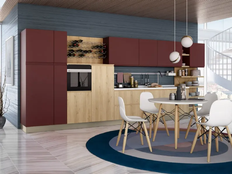 Cucina Jey feel 06 lineare Creo con un ribasso imperdibile