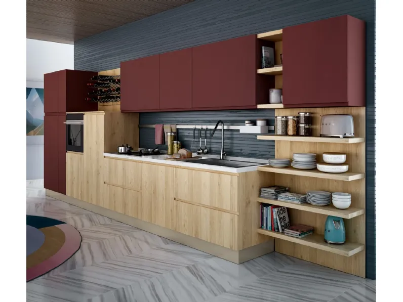 Cucina Jey feel 06 lineare Creo con un ribasso imperdibile