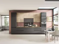 Cucina Kelly moderna grigia Net cucine lineare scontata 41%