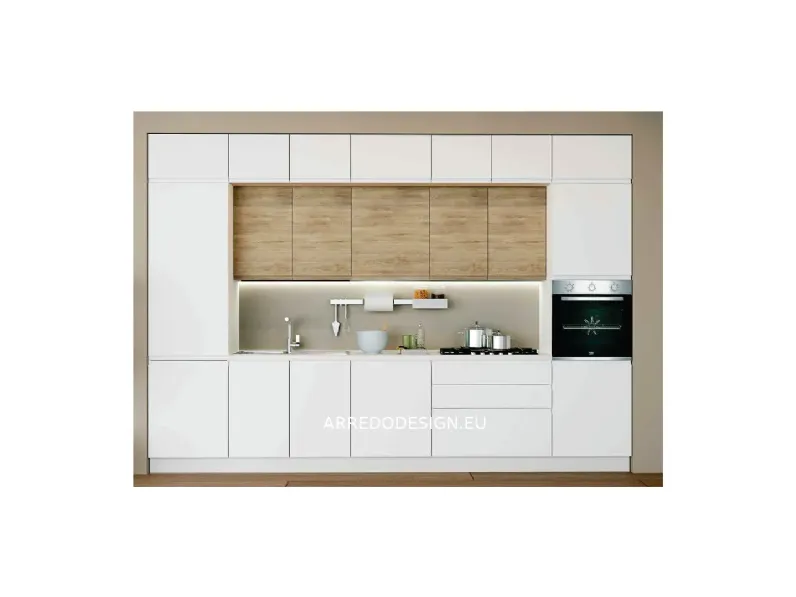 Cucina lineare moderna altri colori Net cucine Kelly a soli 4170 Euro