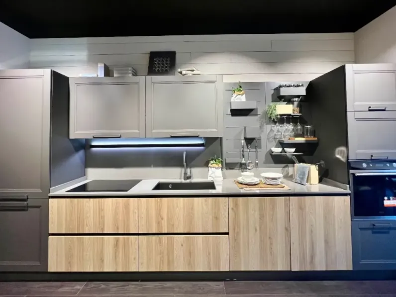 Cucina Smart moderna altri colori Creo lineare scontata 62%