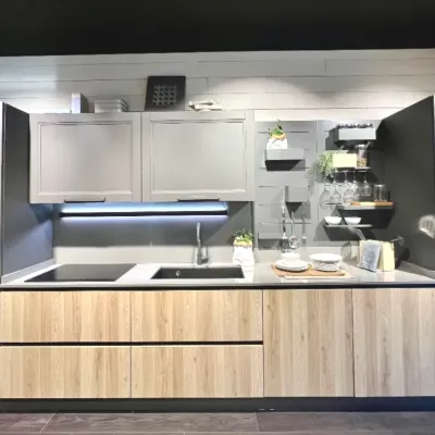 Cucina Smart moderna altri colori Creo lineare scontata 62%