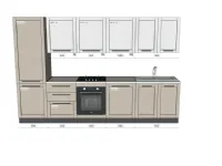 Cucina a prezzo ribassato lineare moderna Dallas Arrex