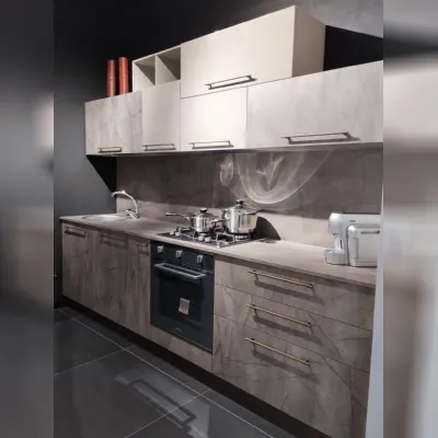 Cucina moderna lineare Korinna Evo cucine a prezzo ribassato