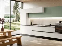 Cucina lineare in nobilitato a prezzo scontato 50%