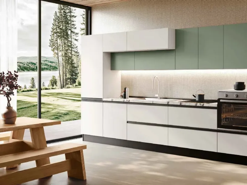 Cucina lineare moderna altri colori Imab Capri  a soli 3890 Euro