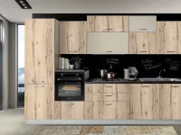 Cucina lineare in nobilitato altri colori New smart a prezzo scontato