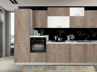 Cucina lineare in nobilitato altri colori New smart a prezzo scontato