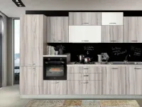 Cucina lineare in nobilitato altri colori New smart a prezzo scontato