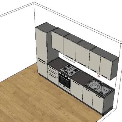 Cucina Clio composizione 04 di Prima cucine in offerta -30%