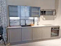 Cucina Urban moderna grigio Imab lineare scontata 50%