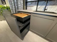 Cucina Urban moderna grigio Imab lineare scontata 50%