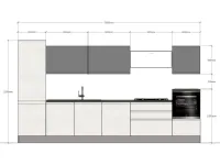 Cucina lineare Jey Creo kitchens con uno sconto del 50%