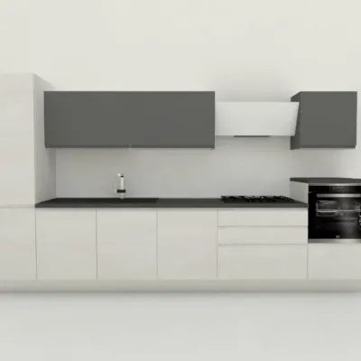 Cucina lineare Jey Creo kitchens con uno sconto del 50%