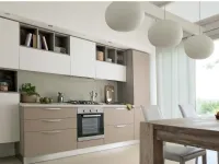 Cucina lineare Katia in laminato materico, varie tonalit, prezzo scontato!