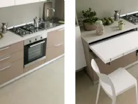 Cucina lineare Katia in laminato materico, varie tonalit, prezzo scontato!