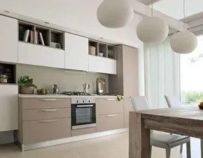 Cucina lineare Katia in laminato materico, varie tonalit, prezzo scontato!