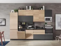 Cucina a prezzo scontato lineare moderna Kelly 330e Net cucine