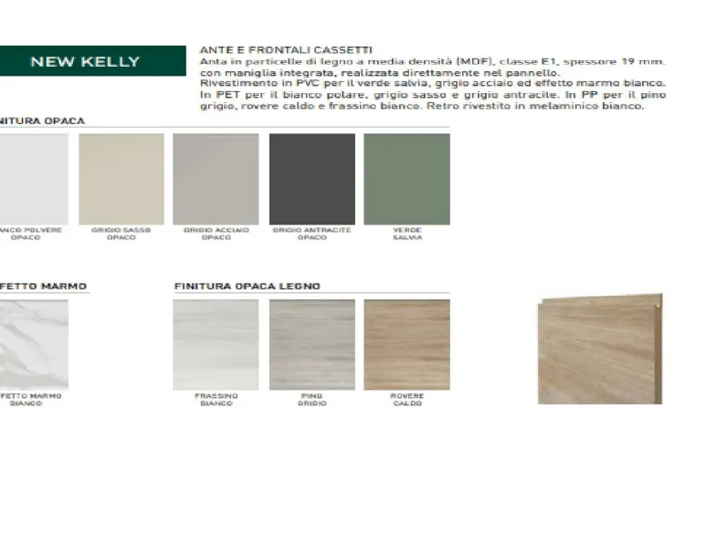 Cucina a prezzo scontato lineare moderna Kelly 330e Net cucine