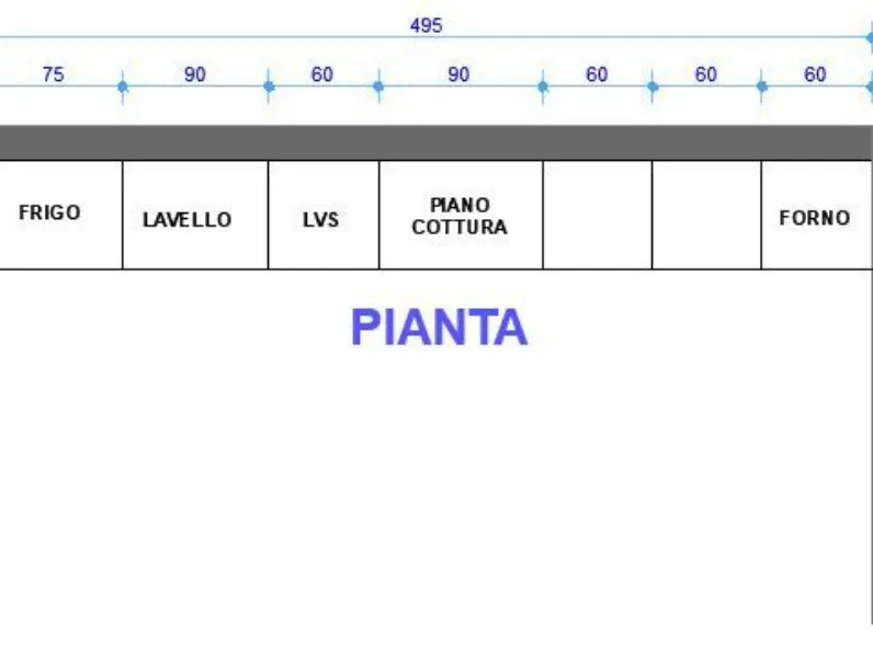 Cucina lineare Line  Astra con uno sconto vantaggioso