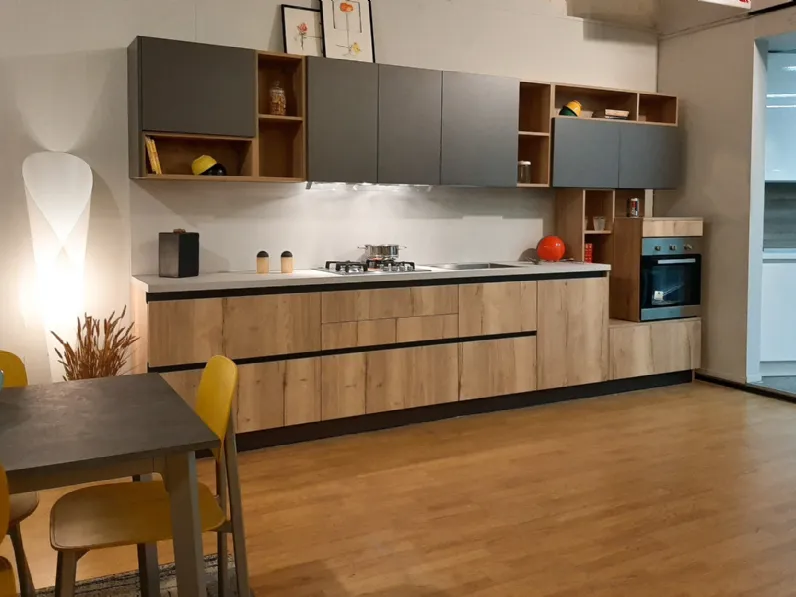 Cucina lineare Miky Artigianale con un ribasso vantaggioso