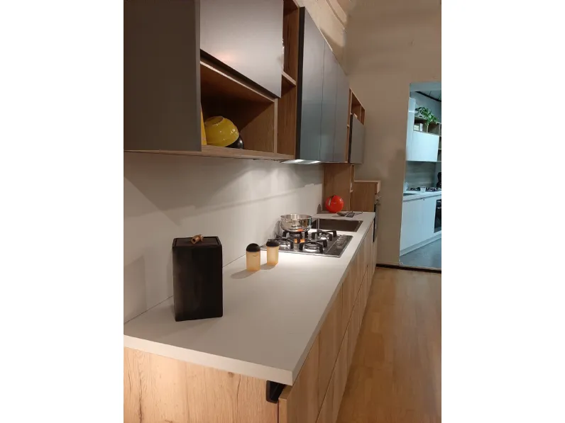 Cucina lineare Miky Artigianale con un ribasso vantaggioso