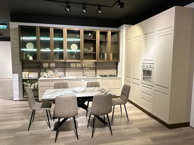 Cucina altri colori moderna lineare Incanto Mobilturi in Offerta Outlet
