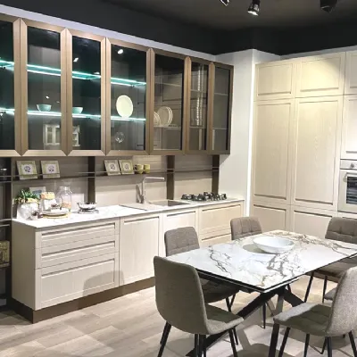 Cucina altri colori moderna lineare Incanto Mobilturi in Offerta Outlet