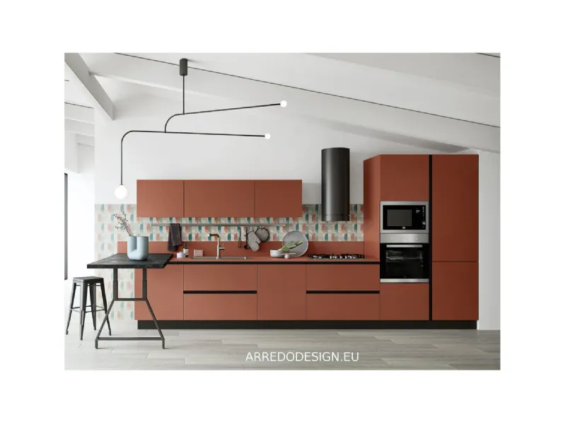 Cucina Easy moderna altri colori Ar-due lineare scontata 30%