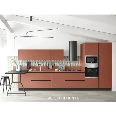 Cucina lineare moderna altri colori Ar-due Easy a soli 4508 Euro
