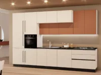 Cucina Artigianale Cucina sandy 360 colore clay OFFERTA OUTLET sconto 50% 