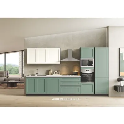 Cucina lineare moderna altri colori Net cucine Dora  a soli 3510 Euro