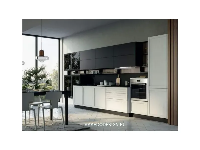 Cucina moderna lineare Noah Prima cucine a prezzo ribassato