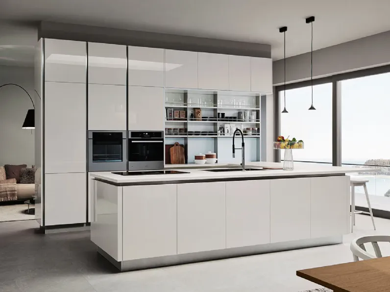 Scopri la cucina Oyster 02 di Veneta Cucine in OFFERTA OUTLET 