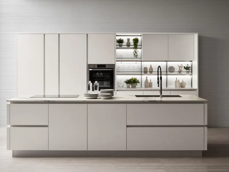 Scopri la cucina Oyster 02 di Veneta Cucine in OFFERTA OUTLET 