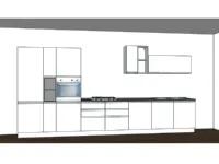 Cucina lineare moderna Betti Cucine store a prezzo scontato