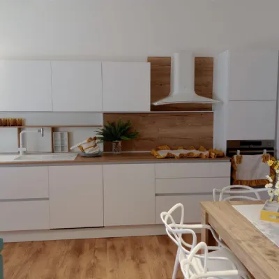 Cucina moderna lineare Nordica Imab a prezzo ribassato