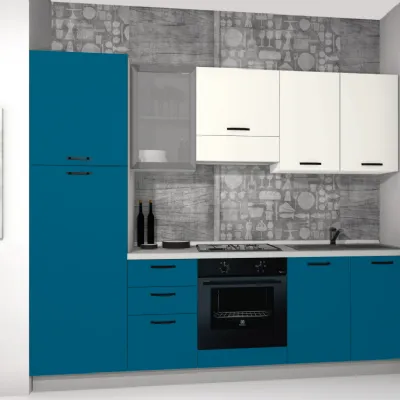 Cucina lineare moderna Composizone da 255 Arrex a prezzo scontato