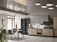 Cucina lineare moderna Cucina mod.sky in laminato di ar.tre cucine in promo-sconto 40% Ar-tre a prezzo ribassato