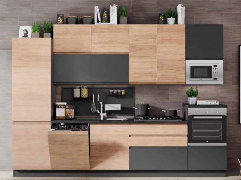 Cucina altri colori moderna lineare Cucina new kelly 330e Artigianale in offerta