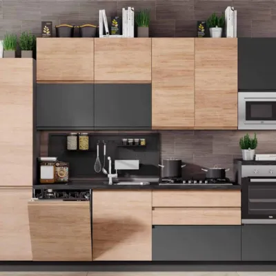 Cucina altri colori moderna lineare Cucina new kelly 330e Artigianale in offerta