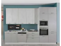 Cucina lineare moderna Cucina smart 360 h 264 micro Artigianale a prezzo ribassato