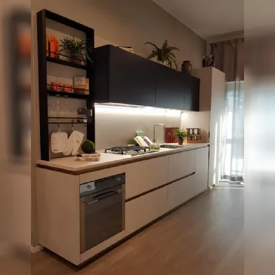 Cucina lineare moderna De linea Scavolini a prezzo scontato