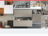 Cucina lineare moderna Delzia Net cucine a prezzo ribassato