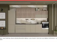 Cucina lineare moderna Delzia Net cucine a prezzo ribassato