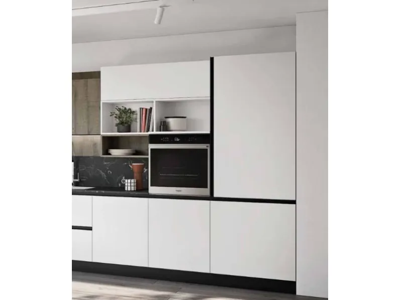 Cucina lineare in laminato materico altri colori Easy pro a prezzo ribassato