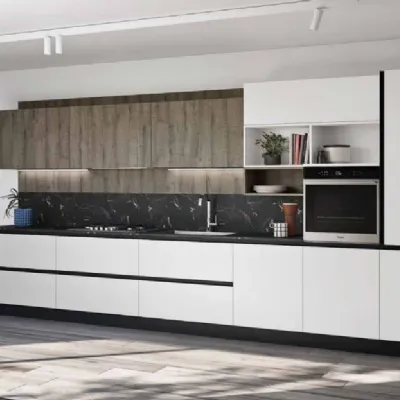 Cucina in laminato materico Collezione esclusiva a PREZZI OUTLET -35%