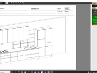 Cucina lineare moderna Ginevra Aran a prezzo scontato