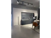 Cucina lineare in vetro grigia Cv 652 cucina k2 glass arredo3 a prezzo ribassato